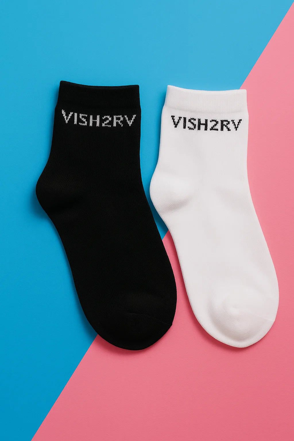 VISH2RV Unisex Cotton Socks (Pack of 3)